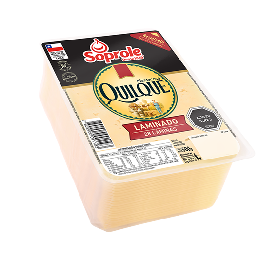 Queso Quilque Mantecoso Laminado 500g